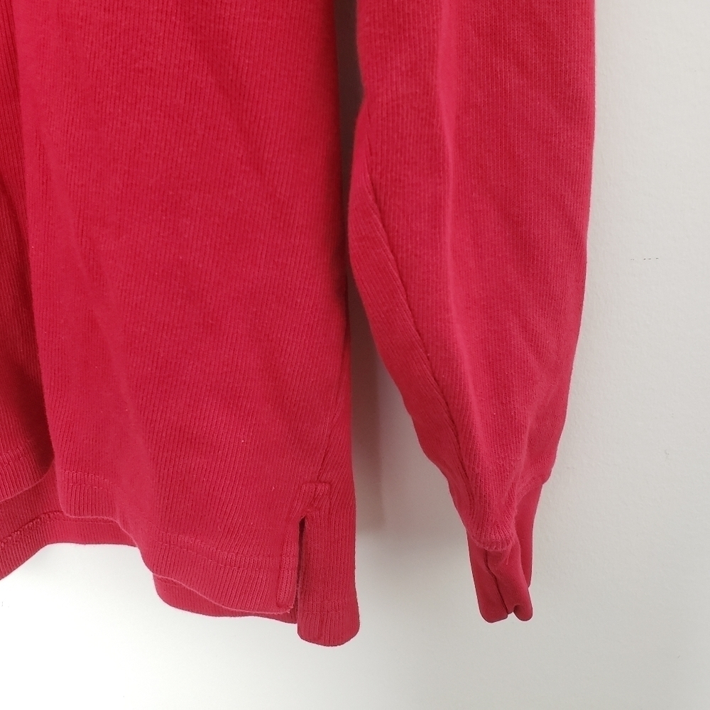 U.S. Polo Assn Red Half Zip Up Sweater - Picture 5 of 14